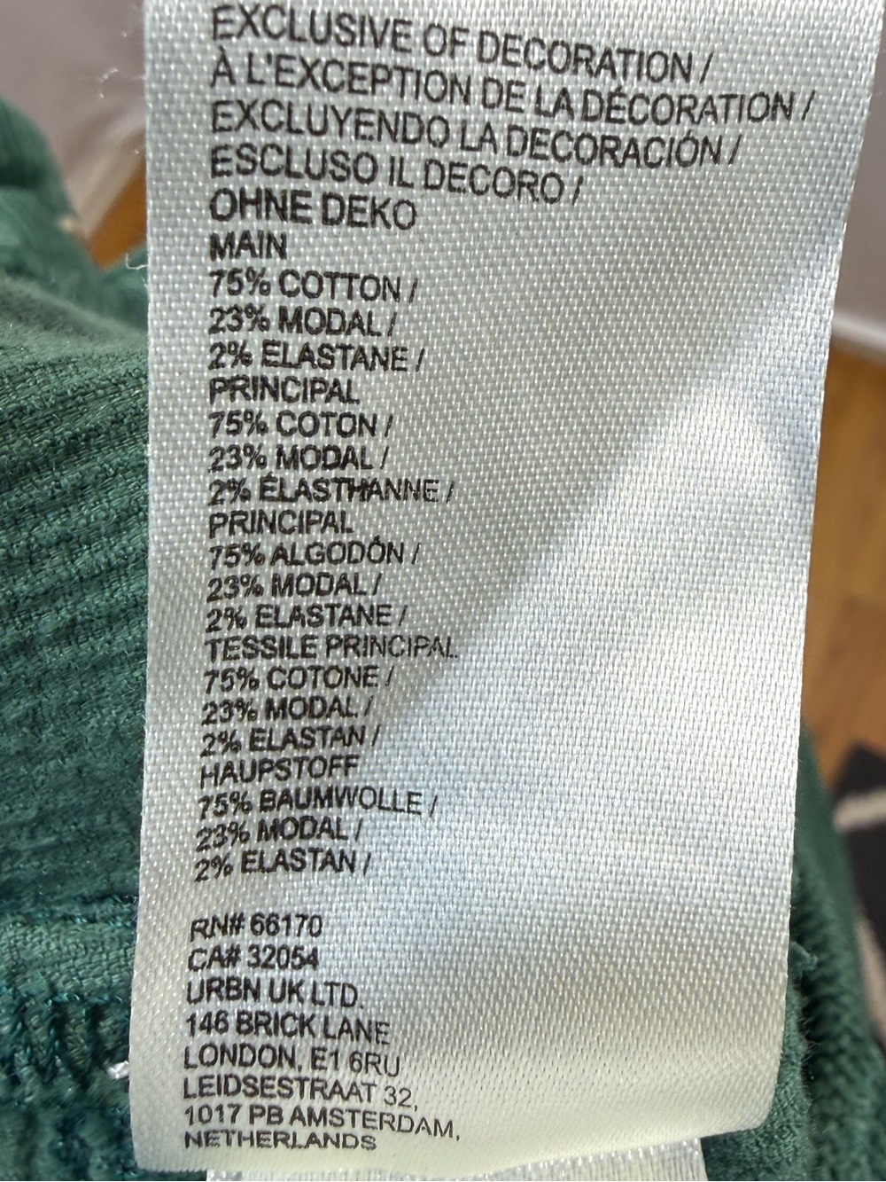 Anthropologie Pilcro and the Letterpress Green Corduroy Flare Jeans - Picture 4 of 5